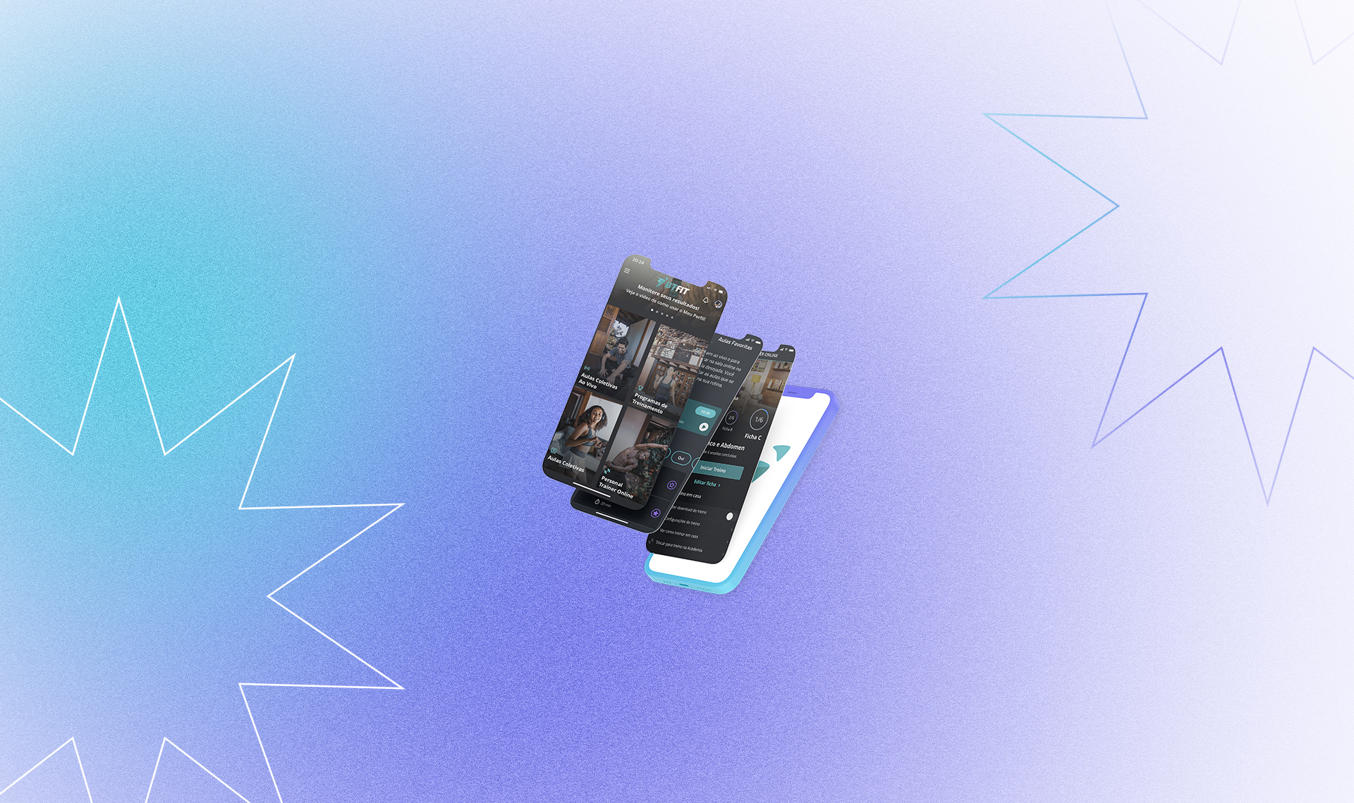 Cabeçalho Treine em casa com o BTFIT